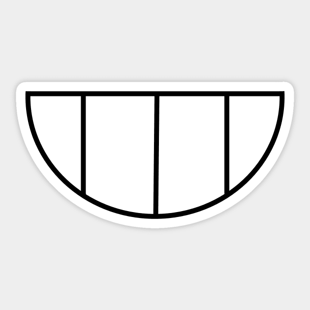 Cartoon Mouth Sticker by Wyrielle